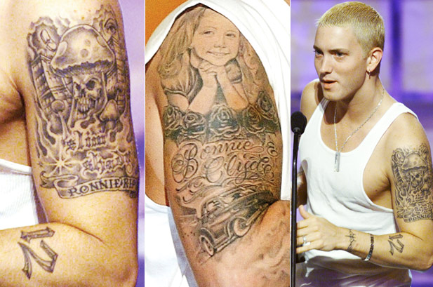 Eminem RIP Ronnie Tattoo April 29 2012 Music