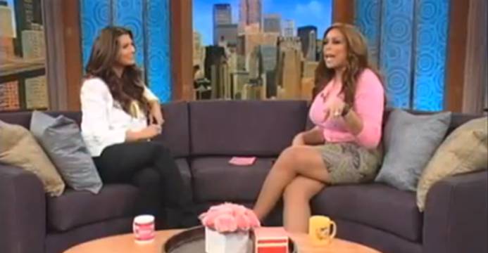 Ali Landry on the Wendy Williams Show discussing marriage anullment from Mario Lopez