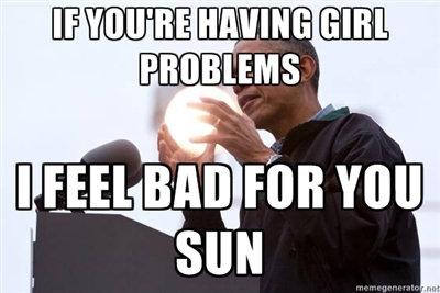 Obama wizard meem, with I feel bad for yo usun, jay z lyrics