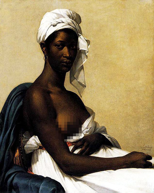 Marie-Guillemine called “Portrait D’une negresse”.