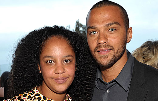 Jesse Williams with his new bride real estate agent aryn drake lee