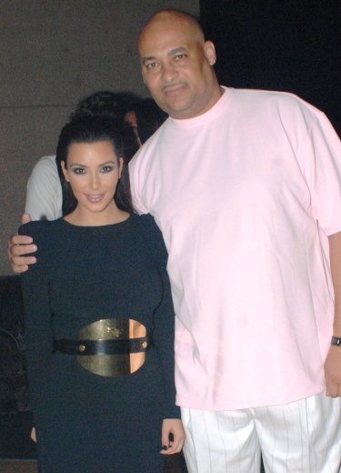 KIm Kardashian photographed with Club Hush owner Marc Hubbard