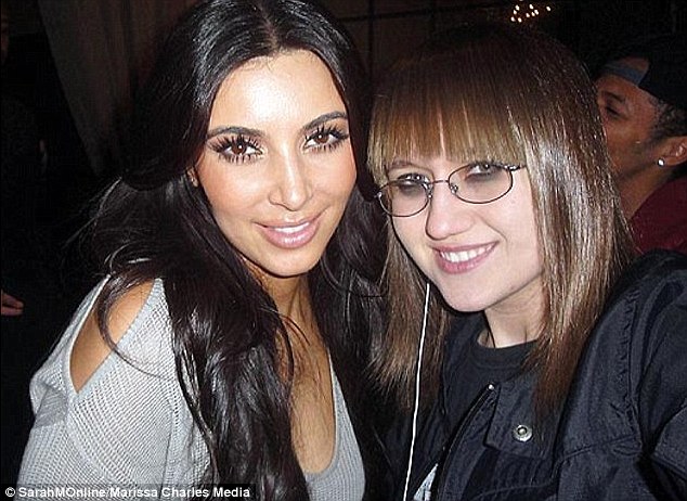 Angus T's Girlfriend Sarah M and Kim Kardashian