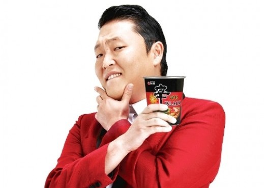 PSY is now Representing a South Korean Noodle Company 