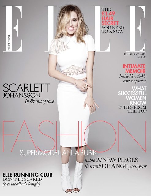 Scarlett Johansson Elle UK Cover