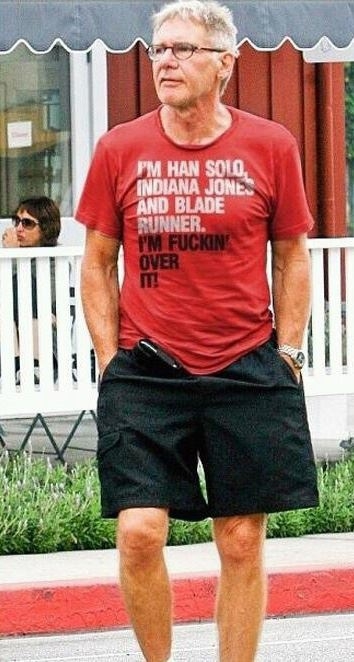 Harrison Ford han solo, indiana jaones and Blade Runner Shirt