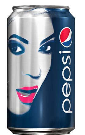 Beyonce's Face on Pepsi Can Limited Edition