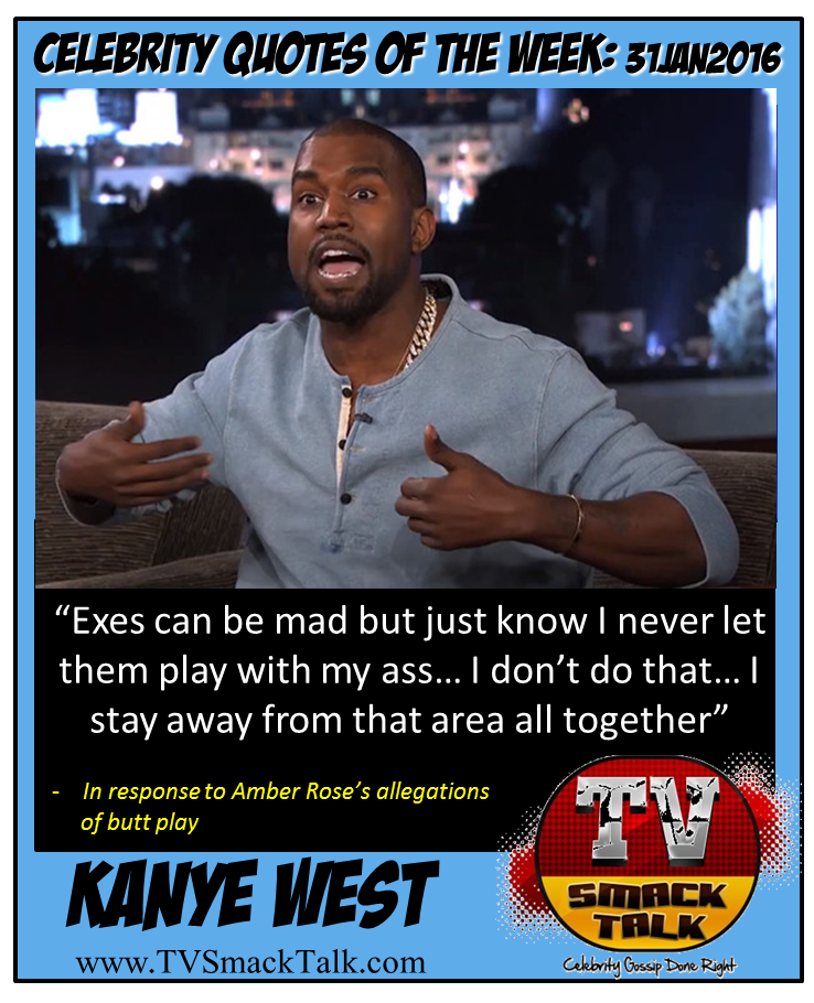 Kanye West 31JAN2016