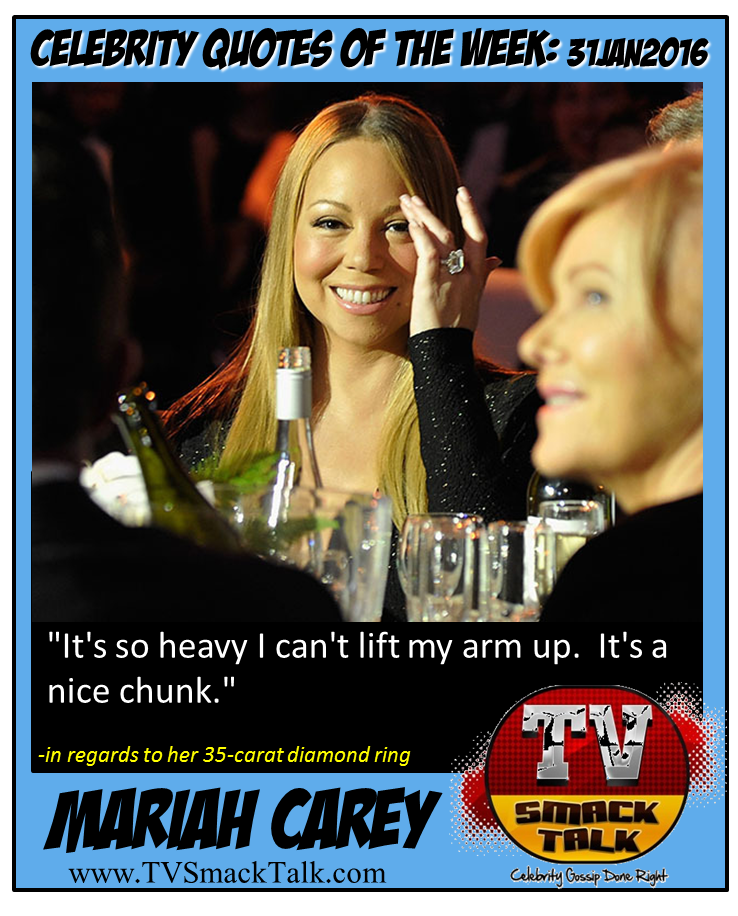 Mariah Carey - 31JAN2016