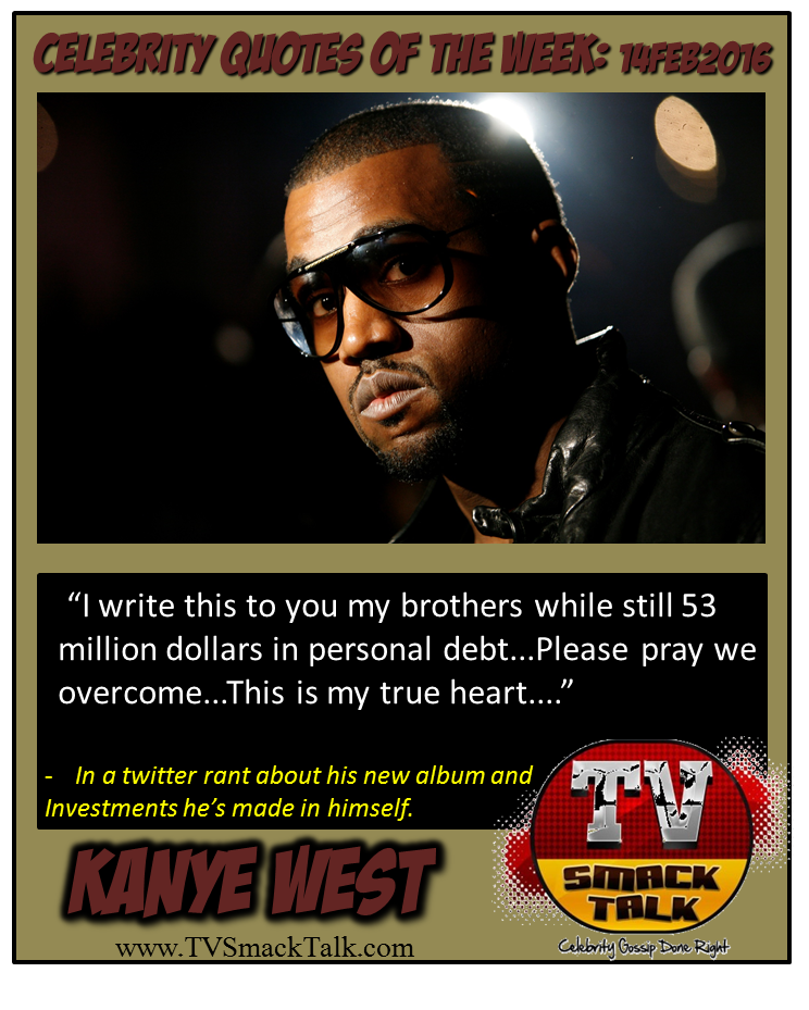 Kanye West 14FEB2016