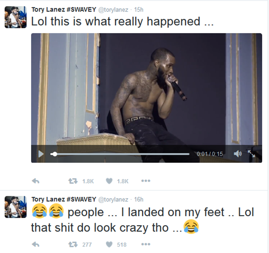 TORY Lanez twitter video