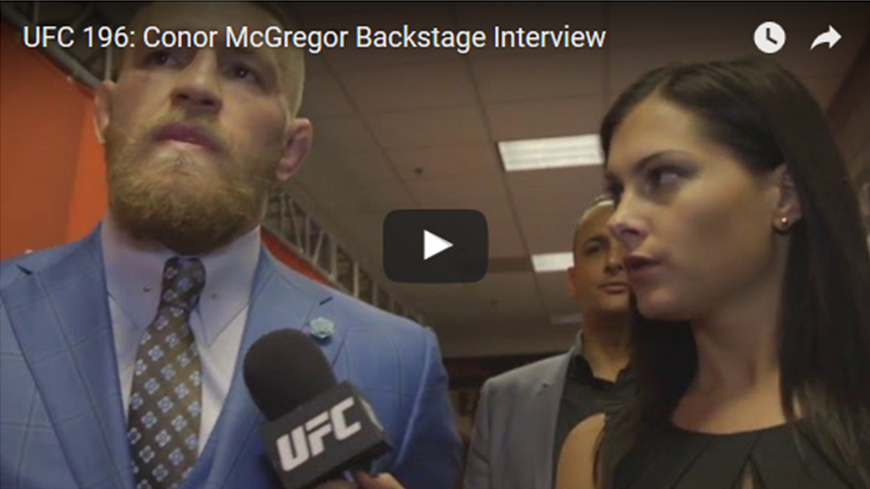 Conor McGregor Interview