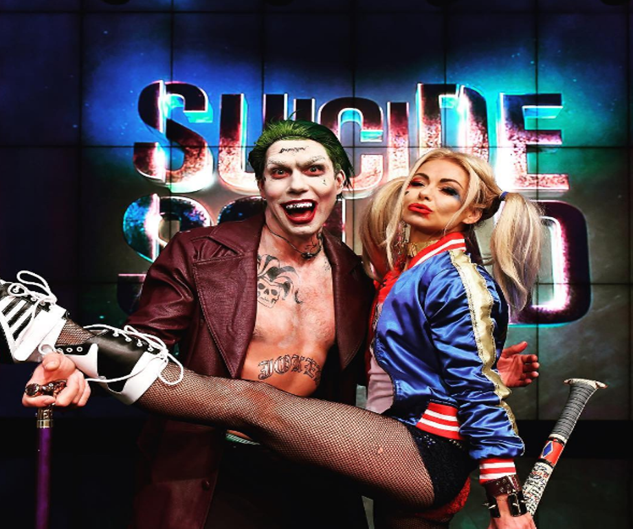 Kelly Ripa as Harley Quinn and Jerry O'Connell