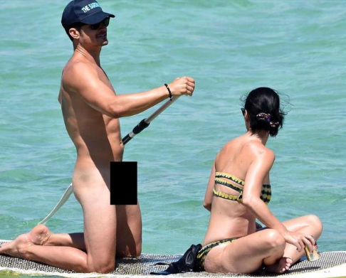 Naked Orlando Bloom Grabs Katy Perrys Boobs During 